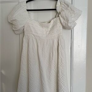 Abercrombie & Fitch White Mini Dress